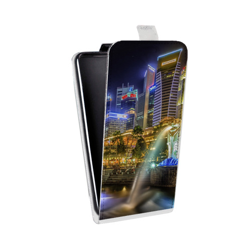 Дизайнерский вертикальный чехол-книжка для Iphone 5c Сингапур