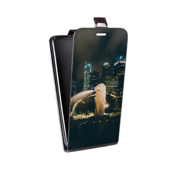 Дизайнерский вертикальный чехол-книжка для Huawei Honor 4C Pro Сингапур (на заказ)