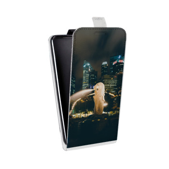 Дизайнерский вертикальный чехол-книжка для Huawei Honor 8 Сингапур (на заказ)