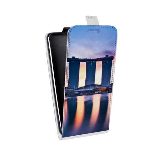 Дизайнерский вертикальный чехол-книжка для Samsung Galaxy J1 mini (2016) Сингапур