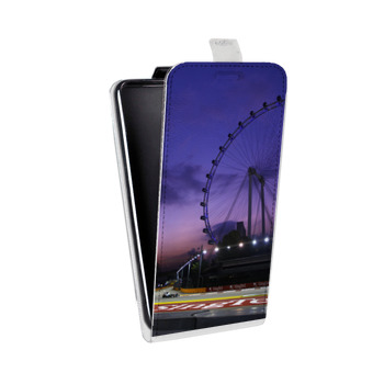 Дизайнерский вертикальный чехол-книжка для Nokia 5 Сингапур (на заказ)