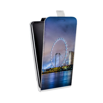 Дизайнерский вертикальный чехол-книжка для Huawei P Smart Сингапур (на заказ)
