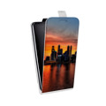 Дизайнерский вертикальный чехол-книжка для Samsung Galaxy Core Prime Сингапур