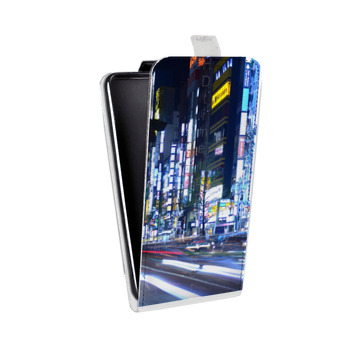 Дизайнерский вертикальный чехол-книжка для Huawei Honor Play Токио (на заказ)