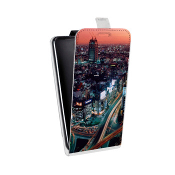 Дизайнерский вертикальный чехол-книжка для Iphone 7 Plus / 8 Plus Токио (на заказ)