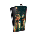 Дизайнерский вертикальный чехол-книжка для Microsoft Lumia 640 XL Токио