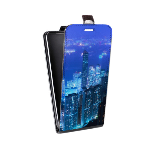 Дизайнерский вертикальный чехол-книжка для Samsung Galaxy Note 7 Токио