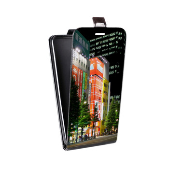 Дизайнерский вертикальный чехол-книжка для Samsung Galaxy S6 Edge Токио (на заказ)
