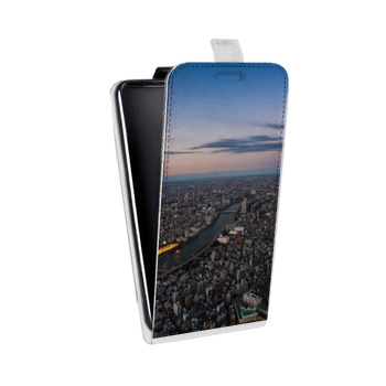 Дизайнерский вертикальный чехол-книжка для Sony Xperia C5 Ultra Dual Токио (на заказ)