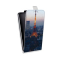 Дизайнерский вертикальный чехол-книжка для Huawei P10 Plus Токио