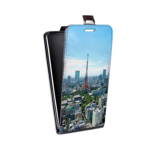 Дизайнерский вертикальный чехол-книжка для LG Optimus G2 mini Токио