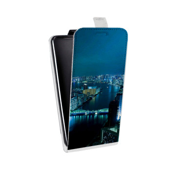 Дизайнерский вертикальный чехол-книжка для Huawei P40 Lite E Токио (на заказ)