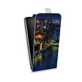 Дизайнерский вертикальный чехол-книжка для Huawei Honor 7C Pro Токио