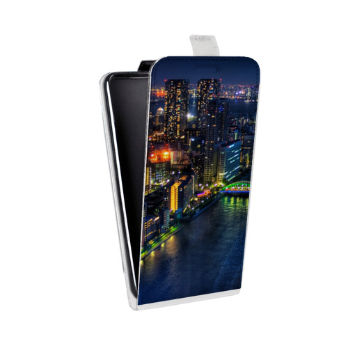 Дизайнерский вертикальный чехол-книжка для Xiaomi RedMi Note 4X Токио