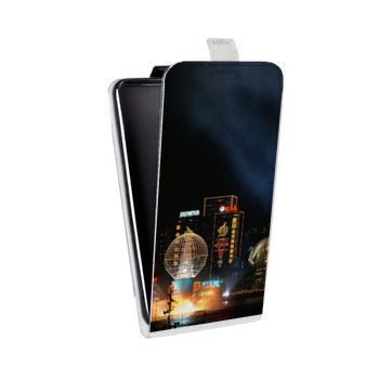 Дизайнерский вертикальный чехол-книжка для Huawei Honor 10X Lite Токио (на заказ)