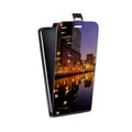 Дизайнерский вертикальный чехол-книжка для Huawei G8 Токио