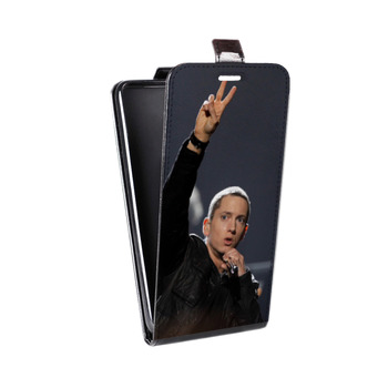 Дизайнерский вертикальный чехол-книжка для Iphone 7 Eminem (на заказ)