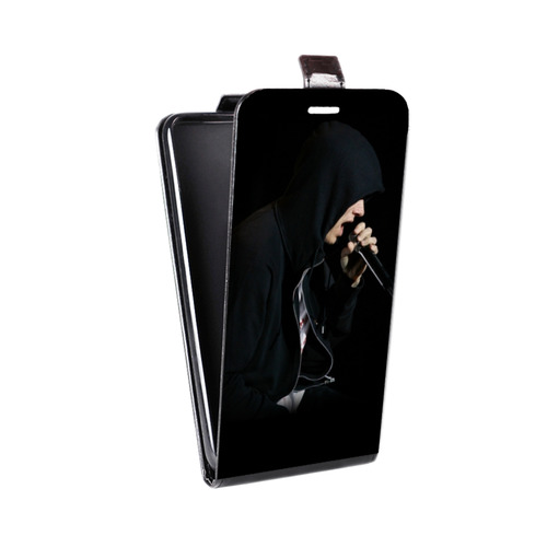 Дизайнерский вертикальный чехол-книжка для Microsoft Lumia 950 Eminem
