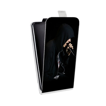 Дизайнерский вертикальный чехол-книжка для Iphone Xs Max Eminem (на заказ)