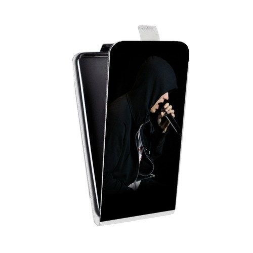 Дизайнерский вертикальный чехол-книжка для Alcatel Pop 4 Eminem