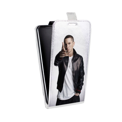 Дизайнерский вертикальный чехол-книжка для Realme 7 Pro Eminem