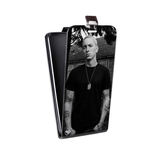 Дизайнерский вертикальный чехол-книжка для Alcatel OneTouch Pop Star Eminem