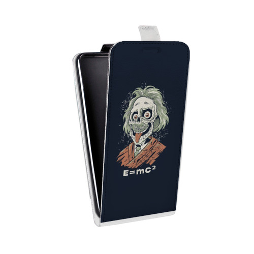 Дизайнерский вертикальный чехол-книжка для HTC Desire 530 Альберт Эйнштейн