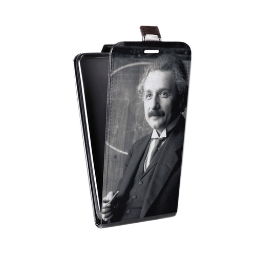 Дизайнерский вертикальный чехол-книжка для OnePlus 9 Pro Альберт Эйнштейн