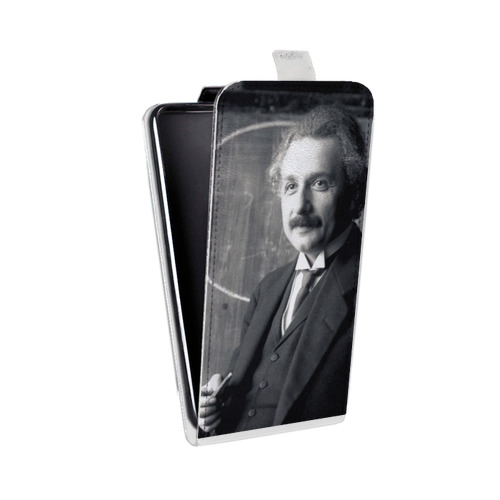 Дизайнерский вертикальный чехол-книжка для OnePlus 7 Pro Альберт Эйнштейн