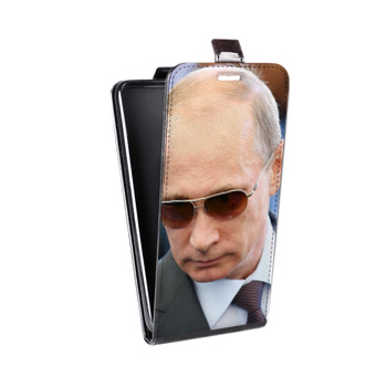 Дизайнерский вертикальный чехол-книжка для Sony Xperia Z3 В.В.Путин (на заказ)