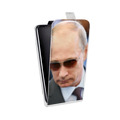 Дизайнерский вертикальный чехол-книжка для Alcatel Shine Lite В.В.Путин