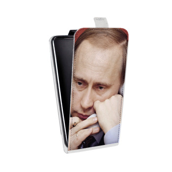 Дизайнерский вертикальный чехол-книжка для Xiaomi Mi 9 Lite В.В.Путин (на заказ)