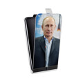 Дизайнерский вертикальный чехол-книжка для LG Q6 В.В.Путин