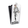 Дизайнерский вертикальный чехол-книжка для ASUS ZenFone Go ZB500KL Майкл Джексон
