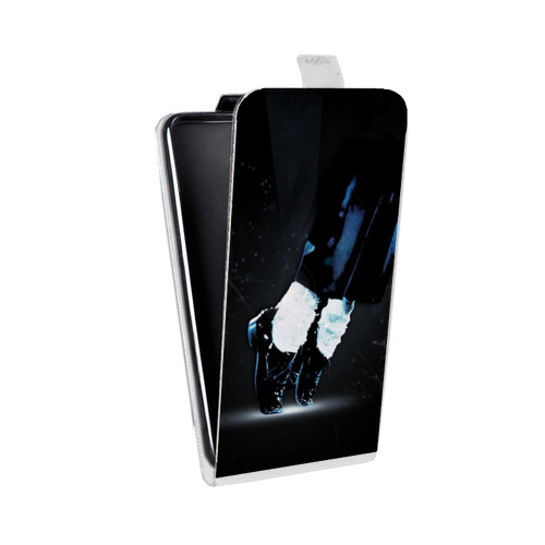 Дизайнерский вертикальный чехол-книжка для HTC 10 Майкл Джексон