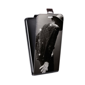Дизайнерский вертикальный чехол-книжка для Iphone 7 Майкл Джексон (на заказ)