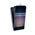 Дизайнерский вертикальный чехол-книжка для Alcatel Idol 5S Альберт Эйнштейн