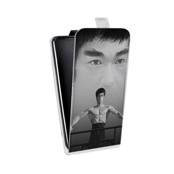 Дизайнерский вертикальный чехол-книжка для Xiaomi RedMi Note 4 Брюс Ли (на заказ)