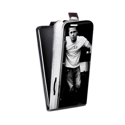 Дизайнерский вертикальный чехол-книжка для ASUS ZenFone 4 Selfie Pro Бред Питт