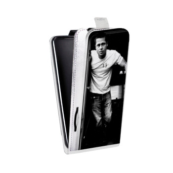 Дизайнерский вертикальный чехол-книжка для Samsung Galaxy S6 Бред Питт (на заказ)