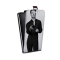 Дизайнерский вертикальный чехол-книжка для OnePlus 8T Бред Питт