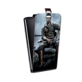 Дизайнерский вертикальный чехол-книжка для HTC Desire 530 Бред Питт