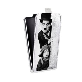 Дизайнерский вертикальный чехол-книжка для Lenovo Vibe K5 Чарли Чаплин  (на заказ)