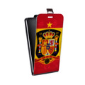 Дизайнерский вертикальный чехол-книжка для Alcatel One Touch Idol X флаг Испании