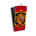 Дизайнерский вертикальный чехол-книжка для HTC Desire 12 Plus флаг Испании