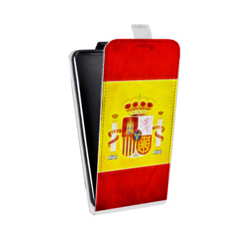 Дизайнерский вертикальный чехол-книжка для Huawei Honor 6C Pro флаг Испании (на заказ)