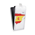Дизайнерский вертикальный чехол-книжка для Iphone 11 Pro флаг Испании