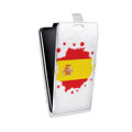Дизайнерский вертикальный чехол-книжка для Samsung Galaxy Grand флаг Испании