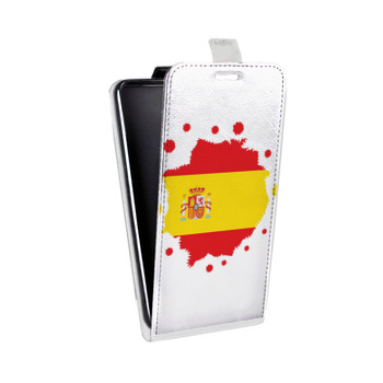 Дизайнерский вертикальный чехол-книжка для Huawei Y5 II флаг Испании (на заказ)