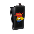 Дизайнерский вертикальный чехол-книжка для HTC Desire 516 флаг Испании